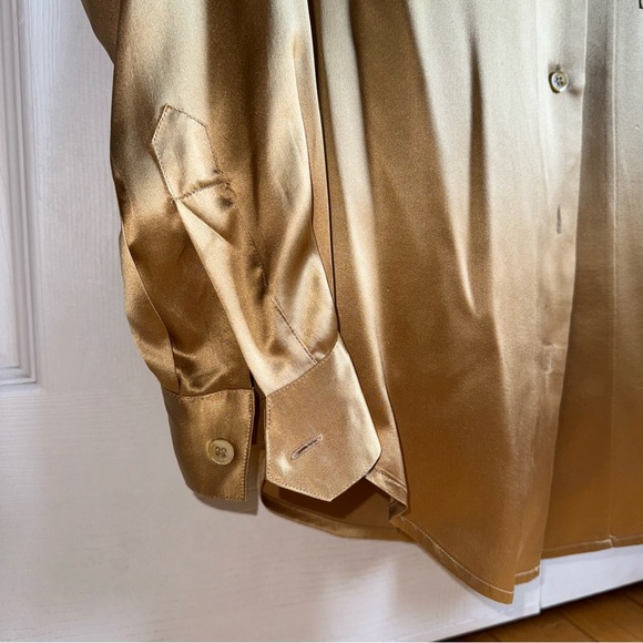 Talbots 100% silk shirt - Picture 6 of 11